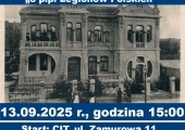 Plakat zapraszający na spacer.