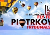 Plakat zapraszający na III Balonowy Fly Fest.