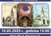 Plakat zapraszający na zwiedzanie Cerkwi.