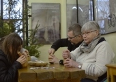 zdjęcia ze zwiedzania Muzeum Marcepanów.