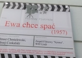 Tablica Filmowego Piotrkowa ("Ewa chce spać").