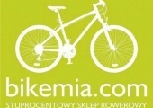Logo sklepu rowerowego Bikemia.