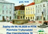 Plakat wydarzenia, przedstawiający informacje dotyczące gry miejskiej "Magia Starego Miasta".