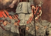 Plakat wydawnictwa "1920-2020 UCZCIJMY PAMIĘĆ O TYCH DNIACH”.