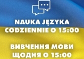 Informacja dotycząca nauki języka polskiego i ukraińskiego.