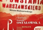 Plakat zapraszający na inscenizację "Pamiętnika z powstania warszawskiego" Mirona Białoszewskiego.
