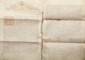 Tekst przywileju króla Jana III dla Piotrkowa.
