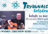 Plakat zapraszający na koncert Szymona Wydry z zespołem Carpe Diem.