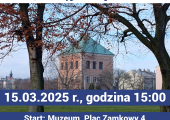 Plakat zapraszający na zwiedzanie Zamku.