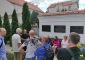 Zdjęcie ze spaceru "Piotrkowscy powstańcy".