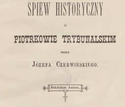 Poemat o Piotrkowie