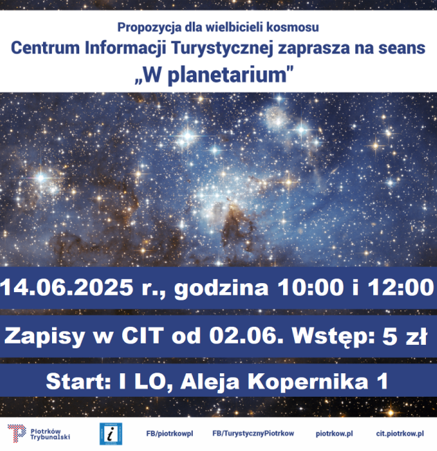 "W planetarium" 14 czerwca